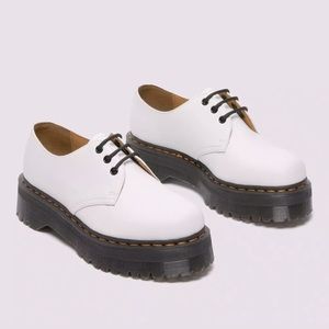 Dr. Martens 1461 Quad Smooth Leather Platform Shoes